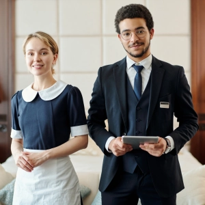 Uniformed Hotel Staff 300X300
